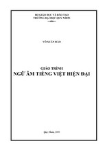 Giáo trình ngữ âm tiếng Việt hiện đại