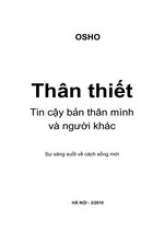 CSM-Thân thiết- Tin cậy bản thân mình