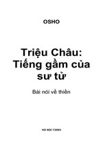 Triệu Châu - Tiếng gầm của sư tử