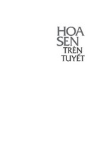 Hoa Sen Trên Tuyết